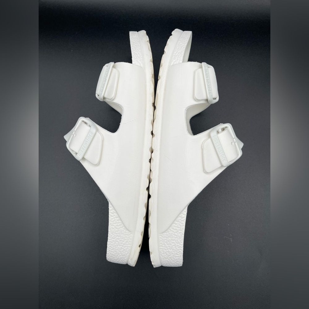 Birkenstock Classic White Double Strap Sandals - Picture 6 of 12